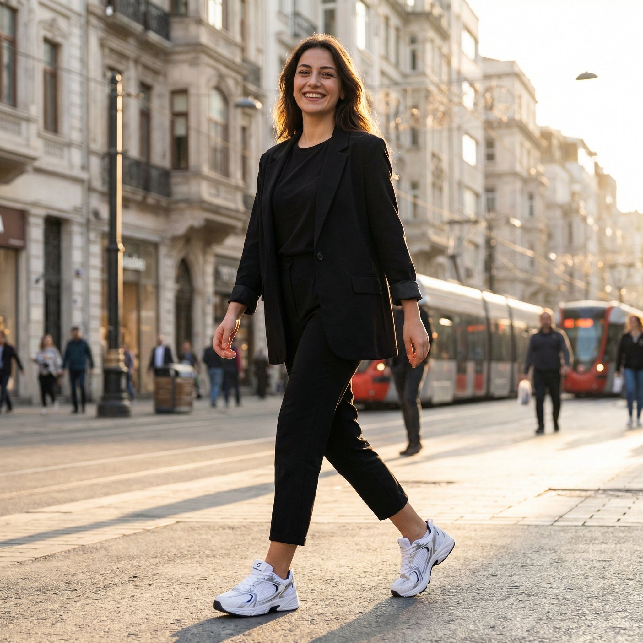 Infinite8 530 Ortopedik Sneaker | Beyaz - Lacivert